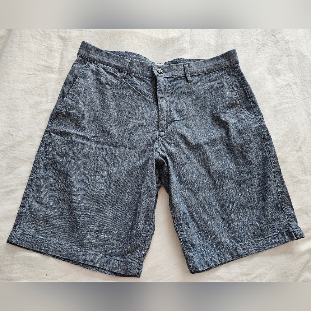 Gap Essential Khaki Shorts 10" Blue Jean Like Thin Mens 30